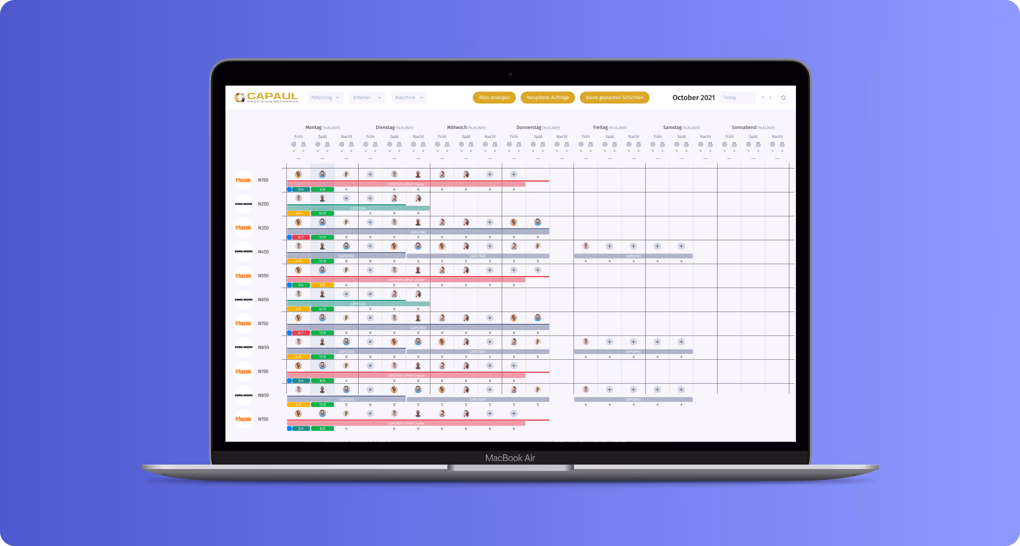 Maßgeschneiderte Planungssoftware